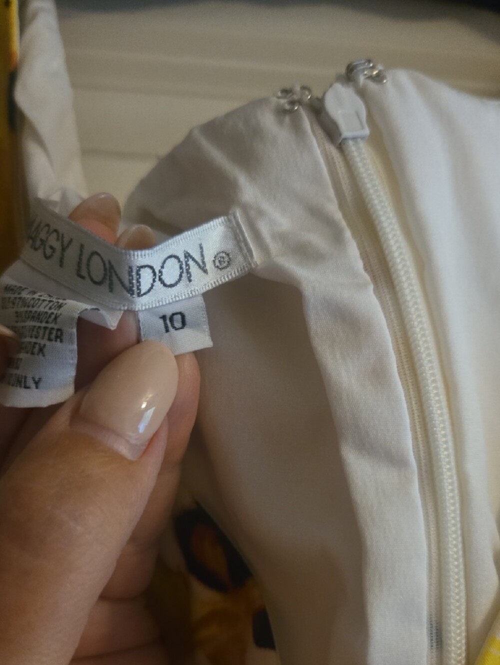 Maggy London Yellow Floral Midi Dress - Picture 2 of 5